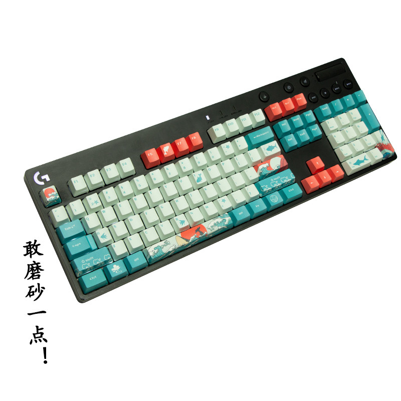 Logitech G610 Keycap Sand Texture Anti-Oiling ที่ไม่ซ้ํากันห้าด้านระเหิด G512CGPROX คีย์บอร์ดเครื่อง