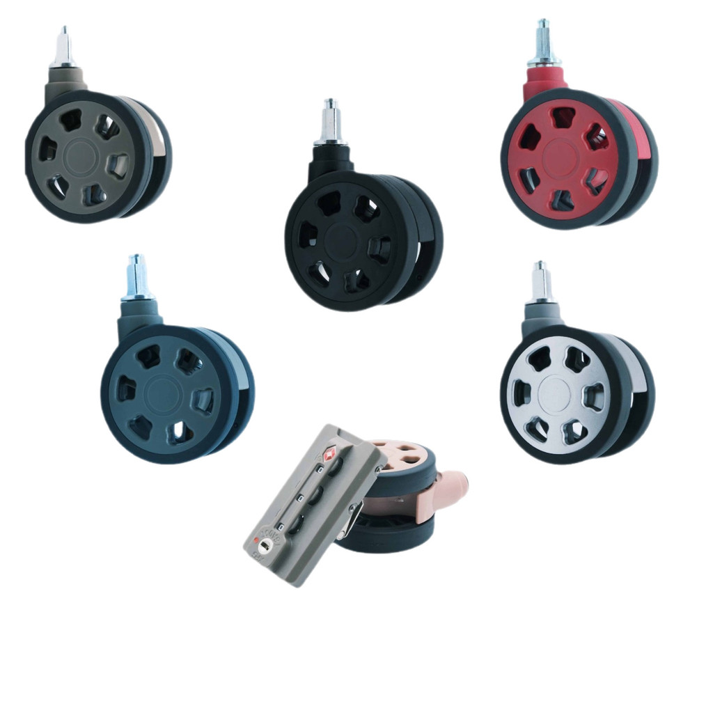 กระเป๋าเดินทาง Dismantling Wheel Universal Wheel Magical Dismantling Quick Dismantling Wheel All-Aluminum Magnesium Allo - รูปที่ 3