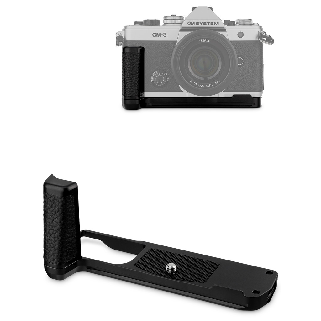 [หนังแท้] เบอร์ Song OM3 กล้องเหมาะสําหรับ Olympus Om3 Handle Olympus OM-3 กล้อง Mirrorless L-Shaped