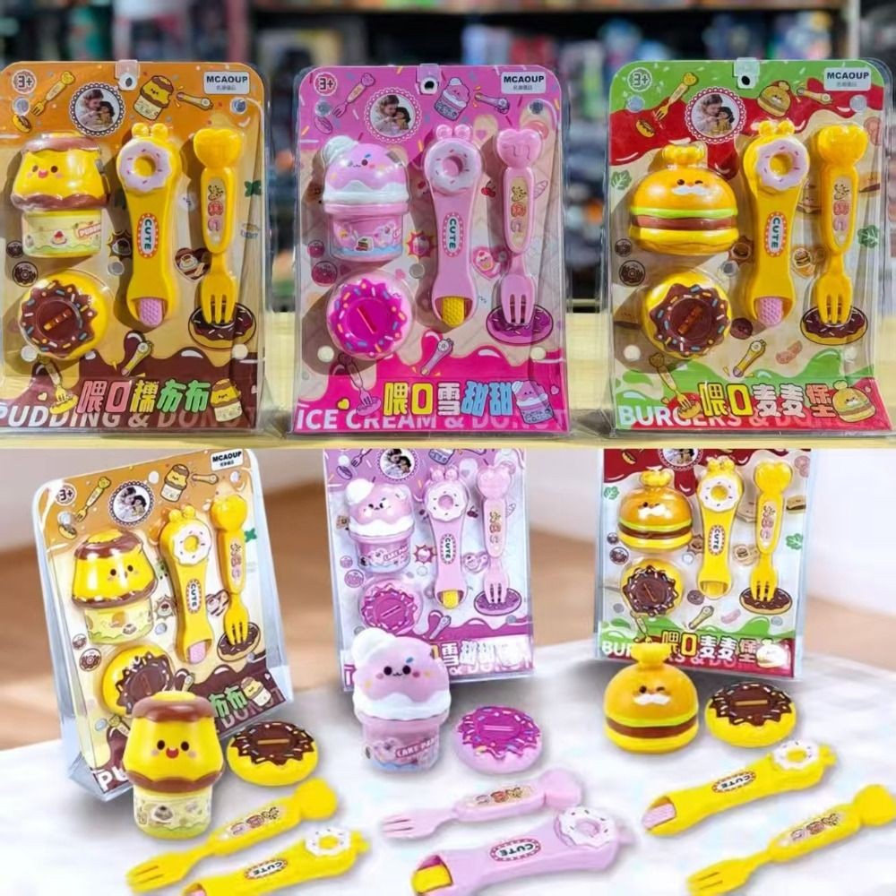 JARRED พุดดิ้งของเล่นให้อาหาร,อาหารจําลองแฮมเบอร์เกอร์พุดดิ้งของเล่น,แปลกต้นการศึกษาญี่ปุ่นแกล้งทําเป็นเล่นของเล่นบ้านเด็กของขวัญ - รูปที่ 6
