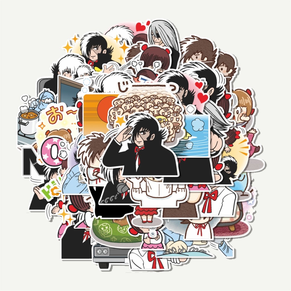 สติ๊กเกอร์แพ็คสติ๊กเกอร์ BLCK - Blackjack Anime | สติ๊กเกอร์ TUMBLR | สติ๊กเกอร์แล็ปท็อปสําหรับกระเป