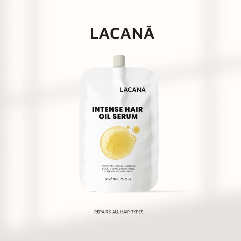 【LuzonBox Mall】แบบซอง ( ขนาด 8ml ) LACANA HAIR OIL ออยล์ เซรั่มบำรุงผม สินค้าขายดี !!
