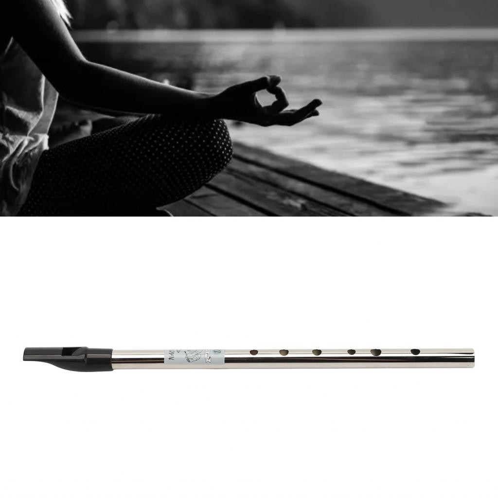 Irish D Melody Flute Slim Design for Clear Musicians Aluminium Alloy
