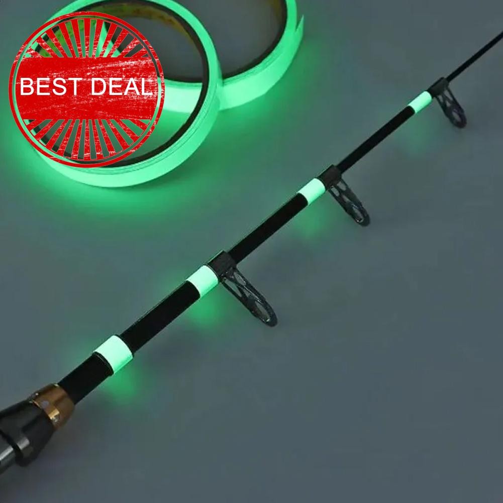 Elf กาวสีเขียวเทปส่องสว่าง Night Fishing Rod Light Tape Night L8T5