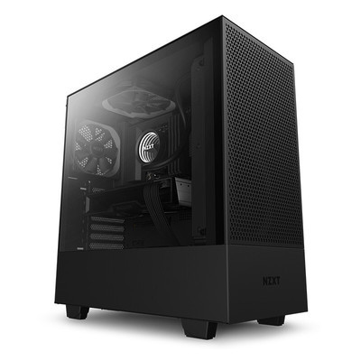 NZXT Enjie H510 Flow H510 Elite ATX หอกลางเดสก์ท็อปด้านข้างแชสซีโปร่งใสรองรับ 280 ระบายความร้อนด้วยน