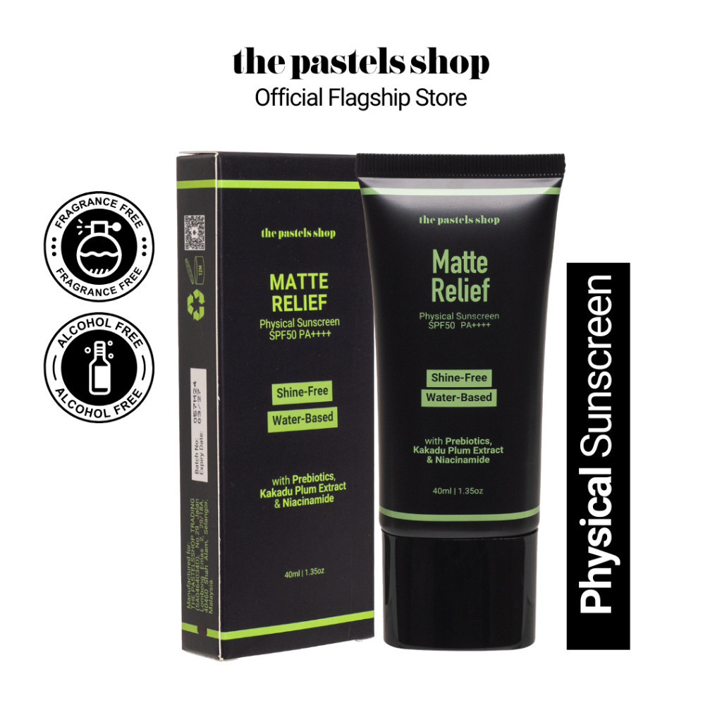 NEW Formulation/(10THE PA)screen SPF50 Matte 8ee +SHOP 40ml # Physical Pastels (mlSun) + New Product