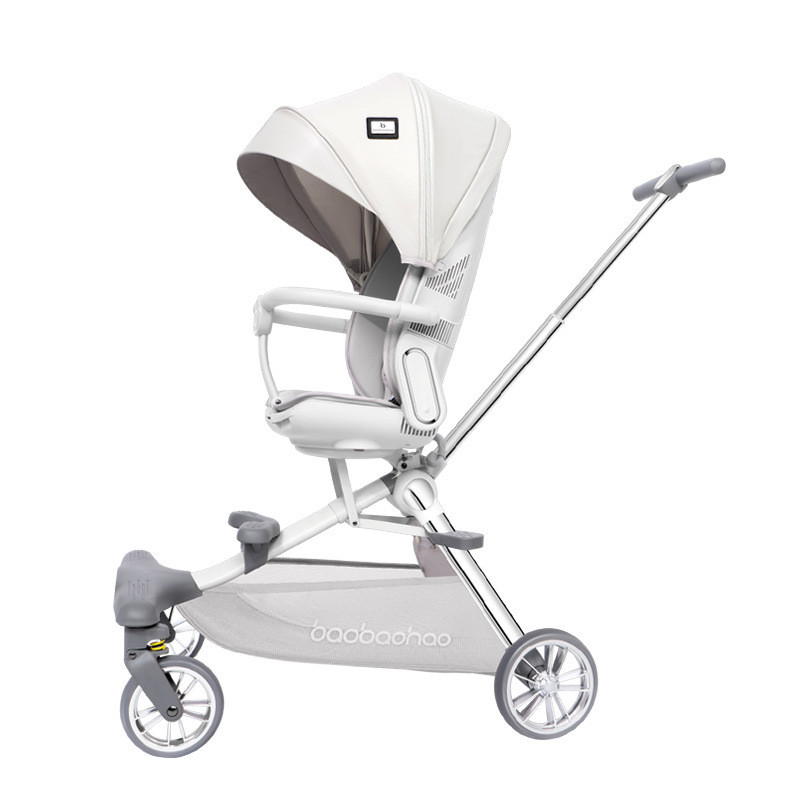 รถเข็นเด็ก Baby Good V16 Artifact มุมมองสูง รถเข็นพับได้ Artifact รถเข็นเด็กน้ำหนักเบาแบบเอนได้สองทา