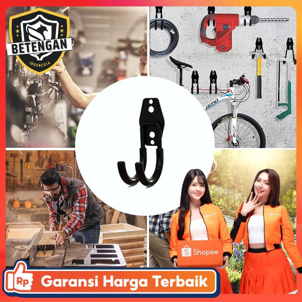 GANTUNGAN MCIRON Heavy Duty Wall Mount Organizer - MC003