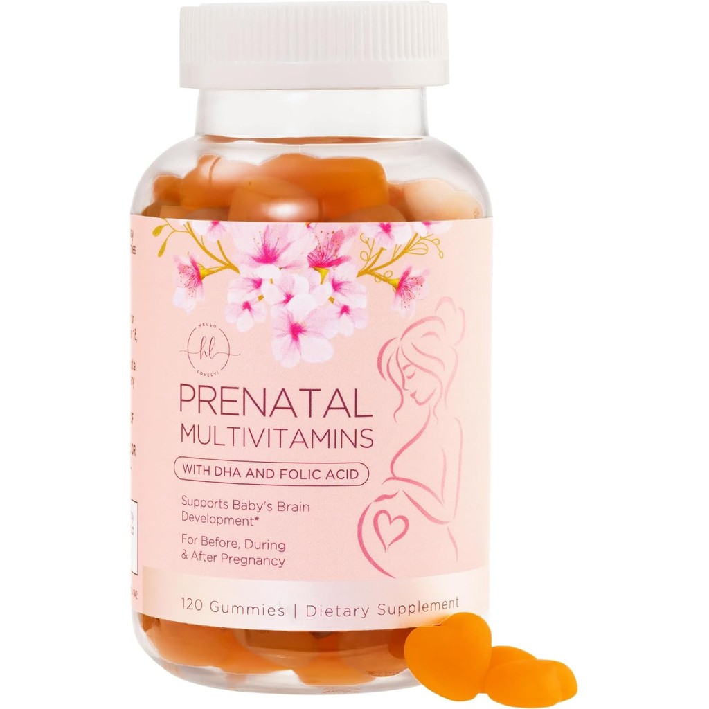 Prenatal Vitamins for Women with DHA & Folic Acid - Best Prenatal Multivitamin Gummies for Women