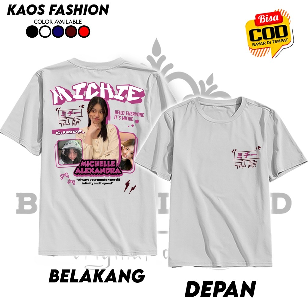 MICHIE JKT48 เสื้อยืด NEW ERA - JKT 48 VIRAL MEMBER DISTRO TSHIRT