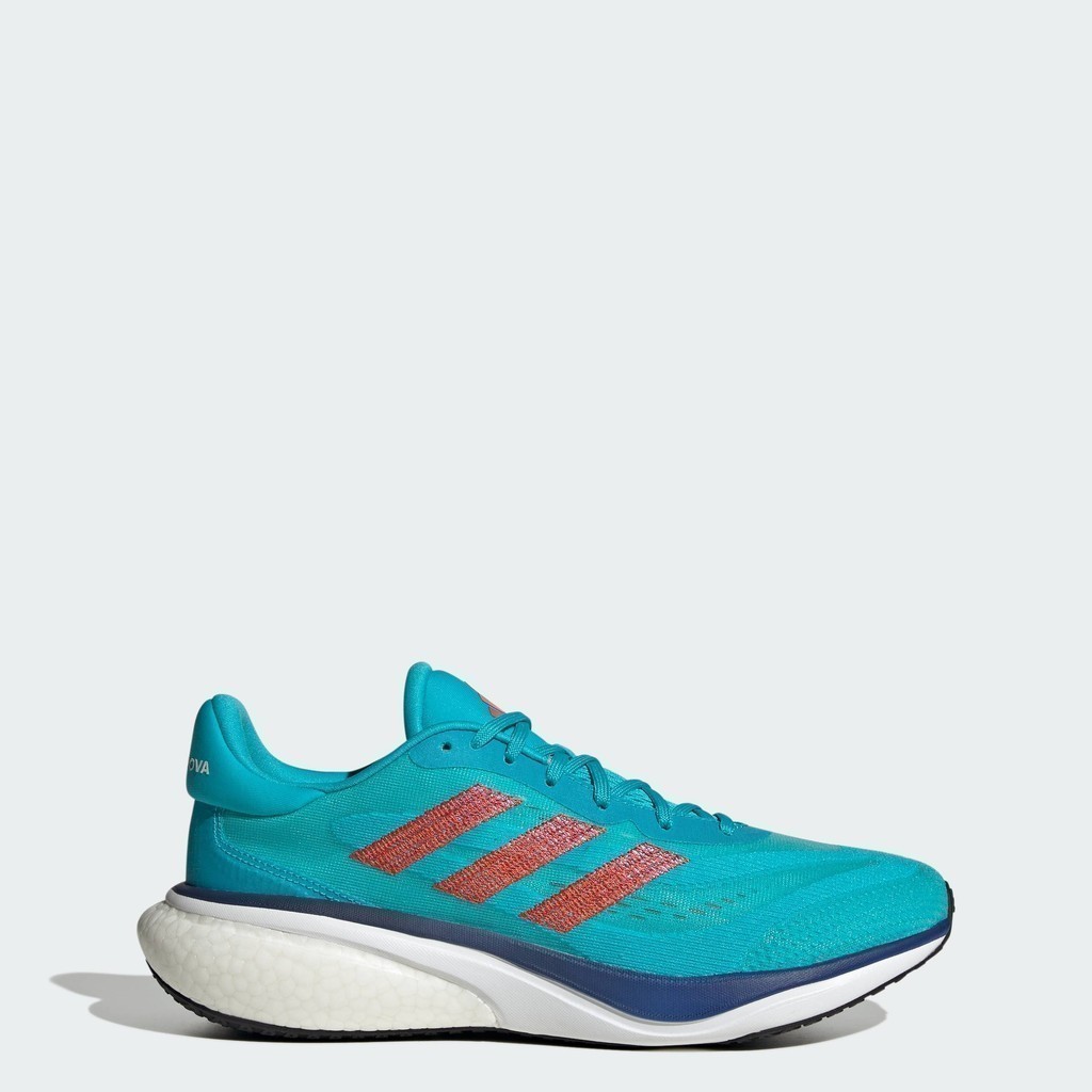 adidas วิ่ง รองเท้าวิ่ง Supernova 3 ผู้ชาย สีเทอร์คอยส์ IE4369