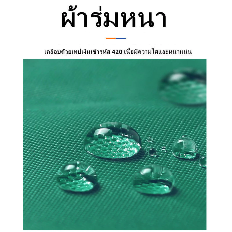 ร่มแม่ค้าสี่เหลี่ยม 3x3 เมตร ร่มกันแดดกันฝน thumbnail 4