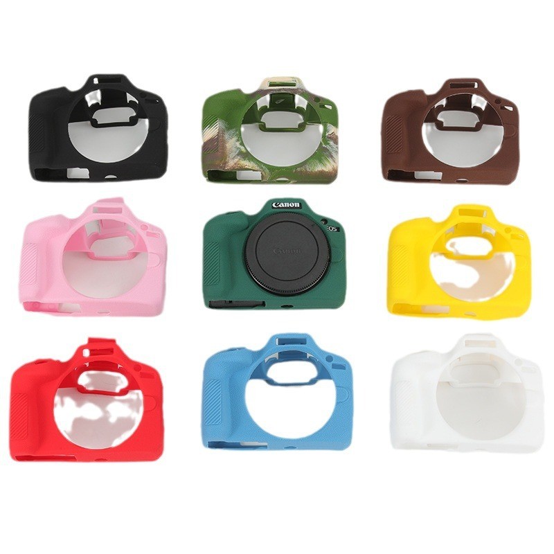 适用佳能EOS R100相机硅胶套 R100微单相机保护套 摄影手包软壳套
