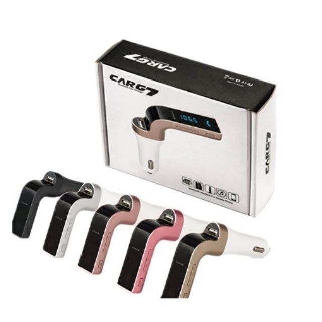 CARG7 บลูทูธในรถยนต์ Bluetooth Car charger G7 FMtransmitter