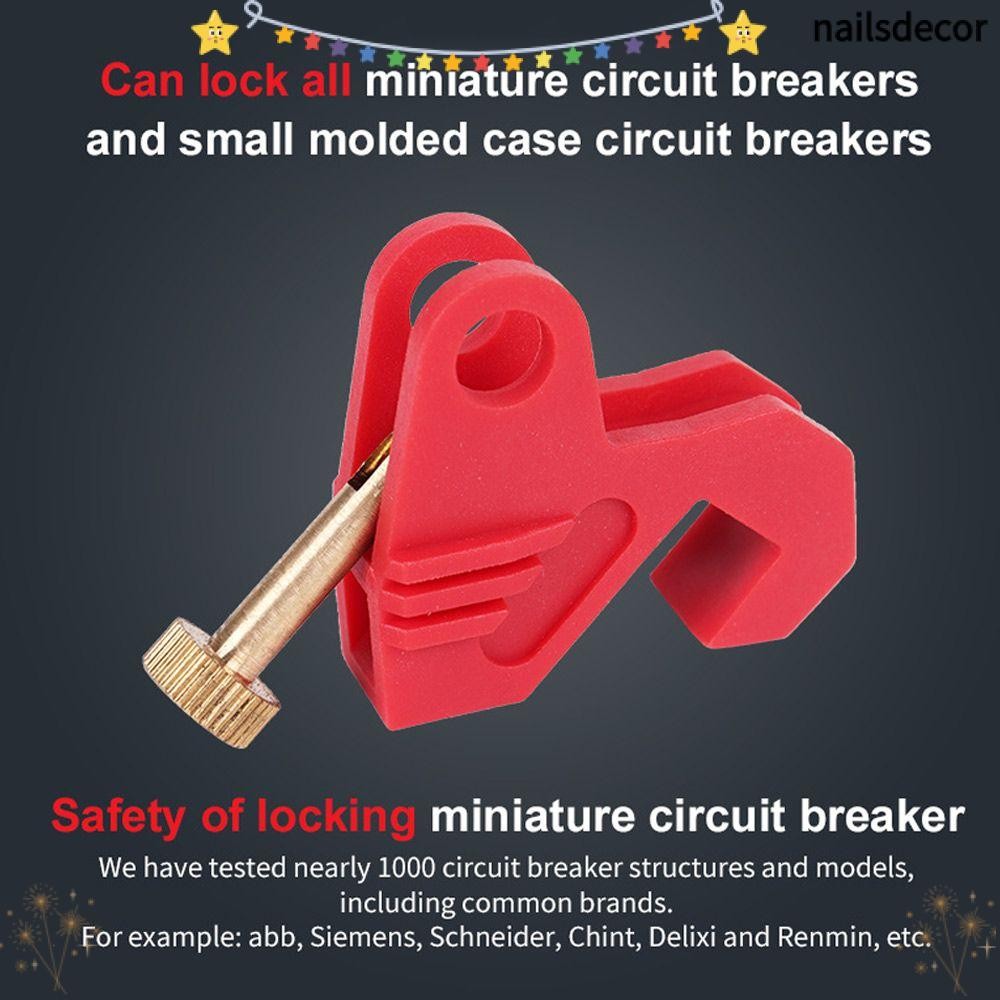 NAILSDECOR Lockout Universal Nylon ทนทาน Circuit Breaker Lockout