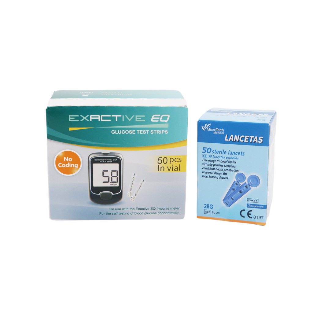 Exactive EQ Impulse Test Strips 50แผ่น + 50เข็ม (EXP:Latest)