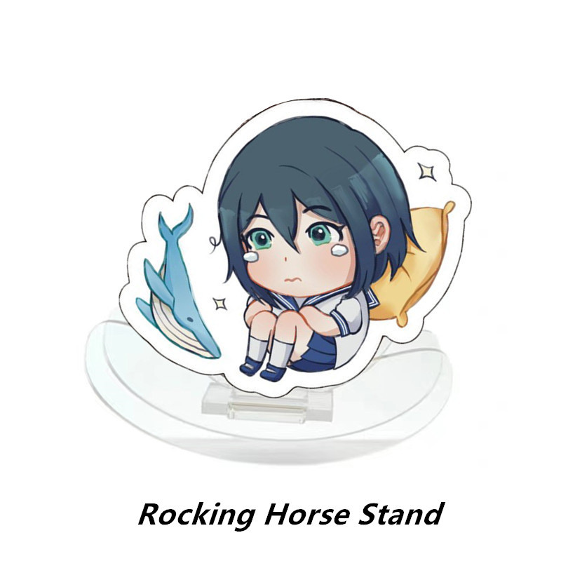 Custom ตลกโยกขาตั้งอะคริลิคน่ารักสัตว์เลี้ยง Star Anime Figures Standee การ์ตูนคอสเพลย์ยืนสําหรับรถต