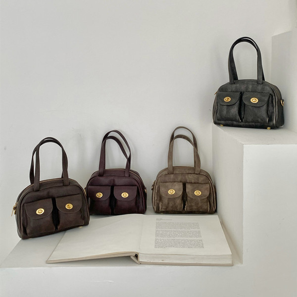 perota brand กระเป๋า cecelle กระเป๋าโบว์ลิ่งหลายกระเป๋าแบบย้อนยุคและเก่าสำหรับคนส่วนน้อยกระเป๋าสะพาย