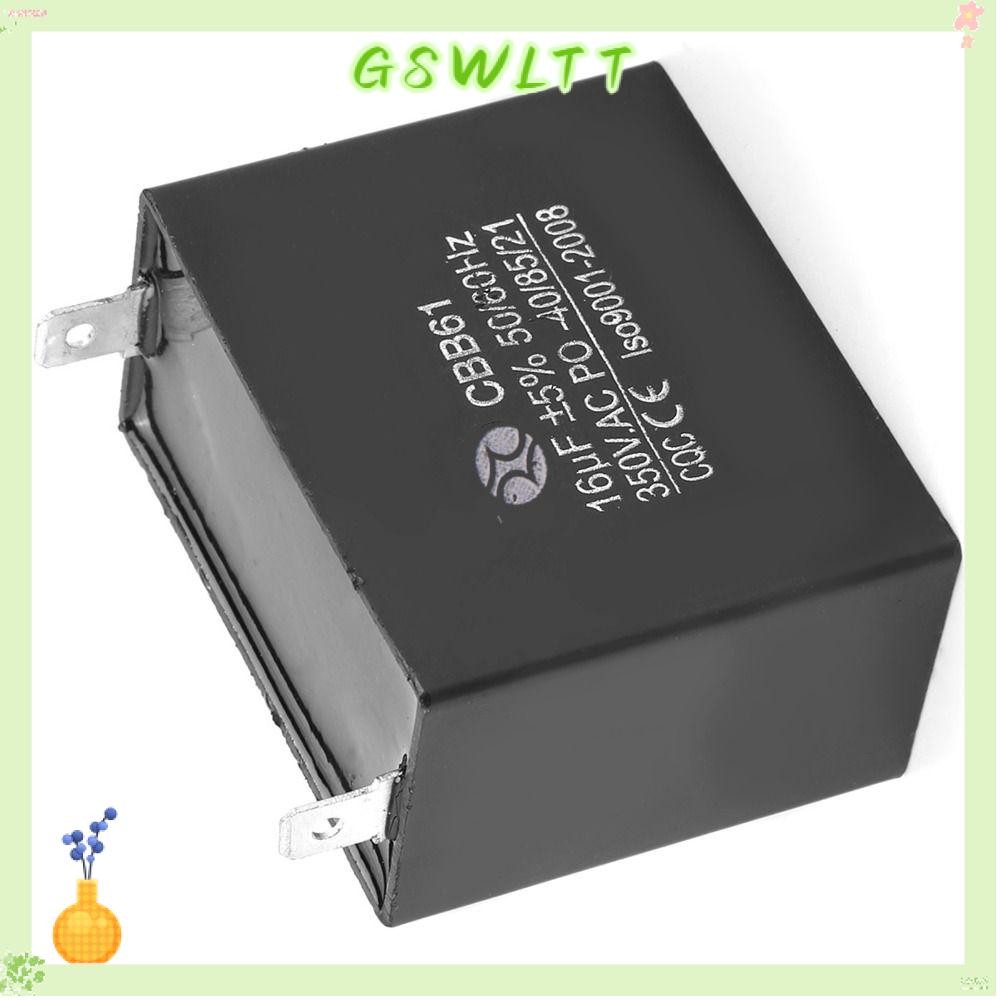 GSWLTT CBB61 Capacitor, 350V AC 16uF Generator Capacitor, ส่วนประกอบไฟฟ้า CBB61 -4085/21 50/60Hz Run