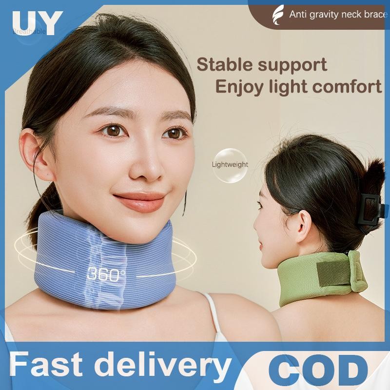 Null 1 แพ็คคอสนับสนุนปรับคอสนับสนุนปากมดลูกฟองน้ําคอ Protector สําหรับ Sleep Relief คอ Pain Breathab