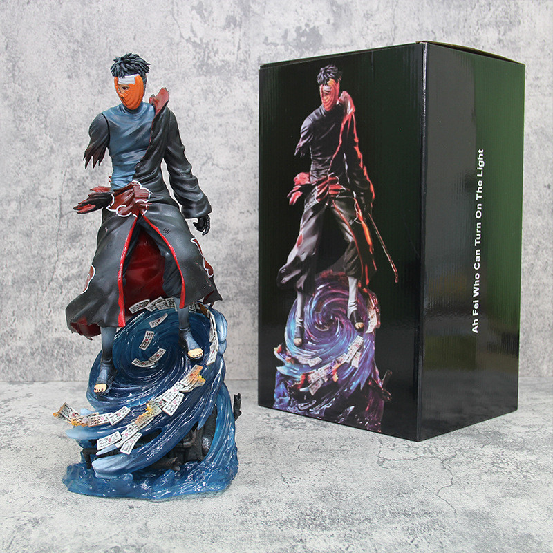 [DW] Naruto Akatsuki Tobi (Obito) Battle Damaged Version GK Statue, 34cm Large Scale Collectible Fig