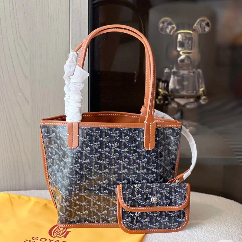 กระเป๋าถือมินิ Goya Goyard สำหรับเด็กและผู้ปกครอง ทรงเรียบง่าย อินเทรนด์ ขนาดพอดีมือ ปรับได้ทั้งสองด
