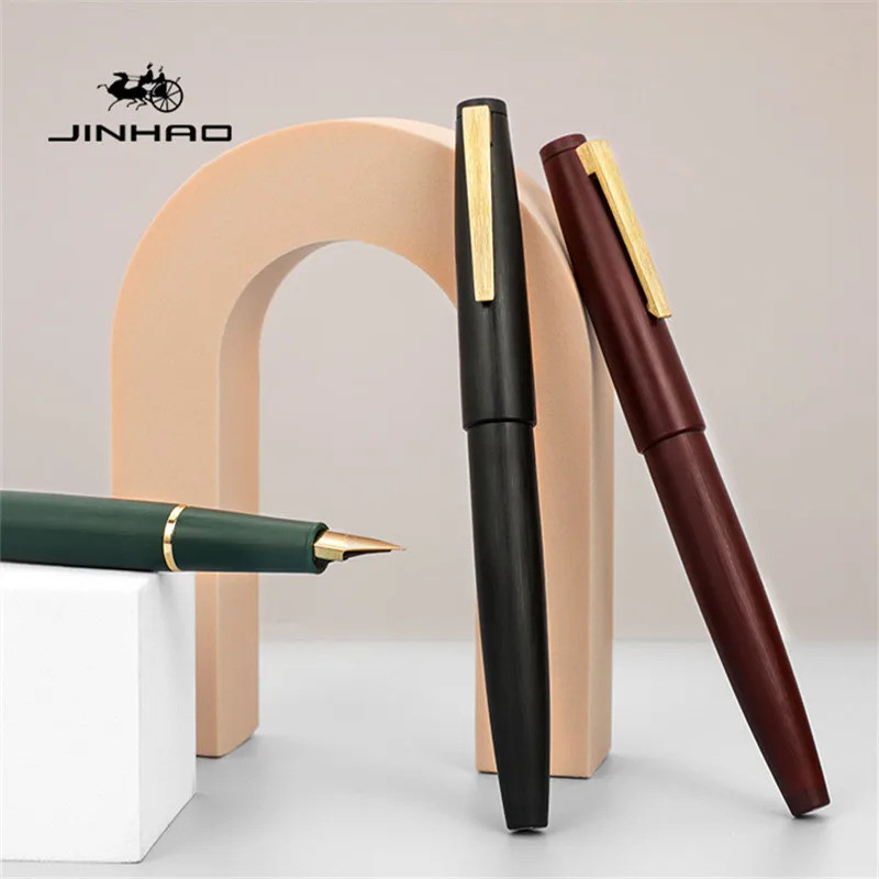 Jinhao 80 ทุกสี Fountain ปากกาสํานักงานธุรกิจนักเรียนโรงเรียนเครื่องเขียนอุปกรณ์ Ef 0.30 มม. Nib หมึ