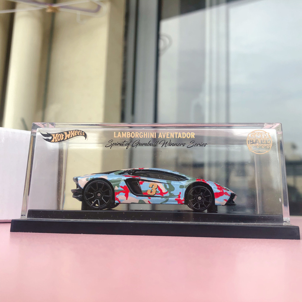 Hot Wheels แบรนด์ร่วม Lamborghini Eventador gumball 3000 aventador Alloy