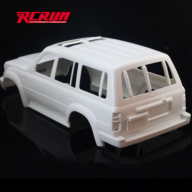 R RCRUN 1: 10 จําลองรถปีนเขา Land Cruiser LC80 รถ 313 ฐานล้อ SCX10 TRX4