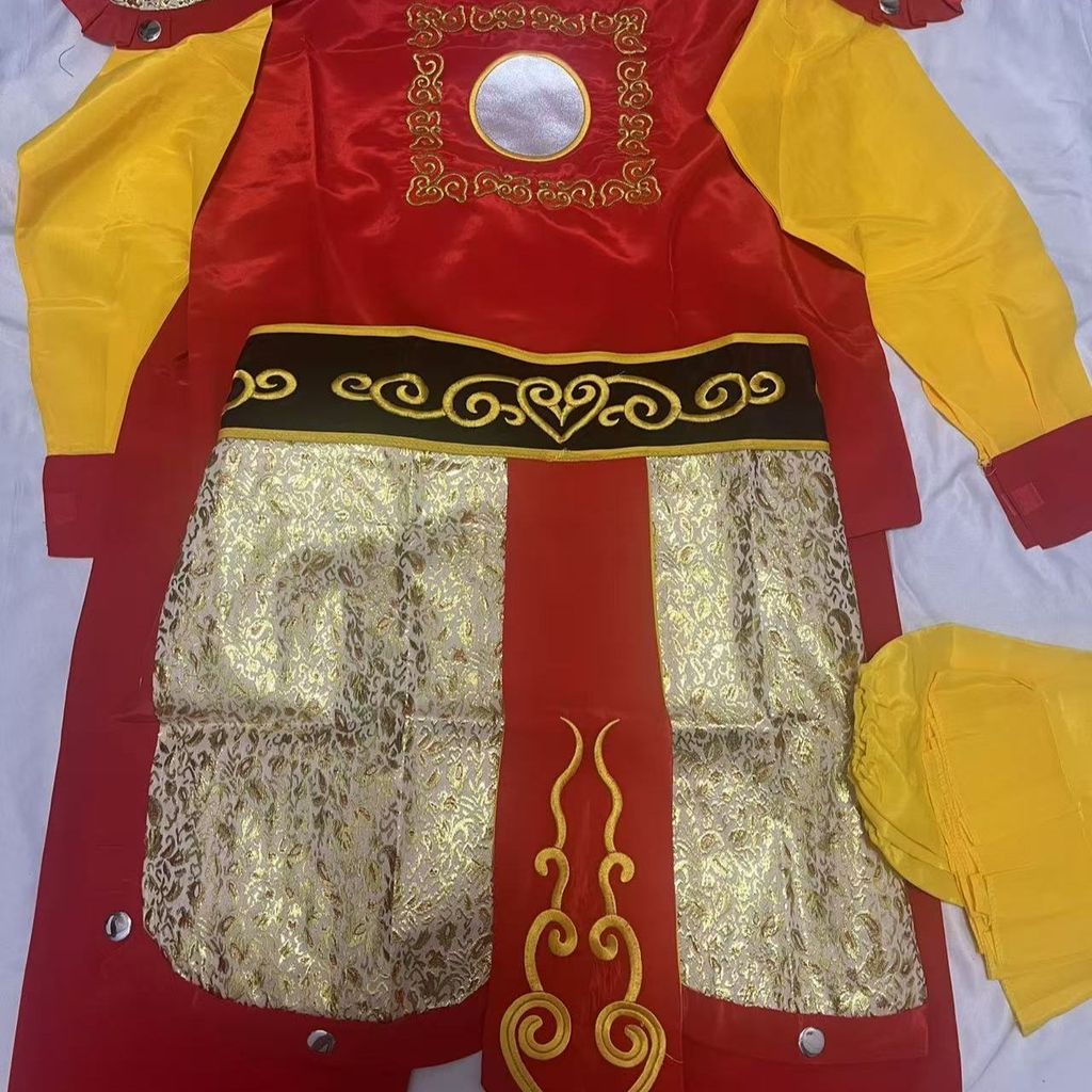 Monkey King เครื่องแต่งกายชุดเต็ม cos86 Journey to the West Stage Live Performance Props Performance