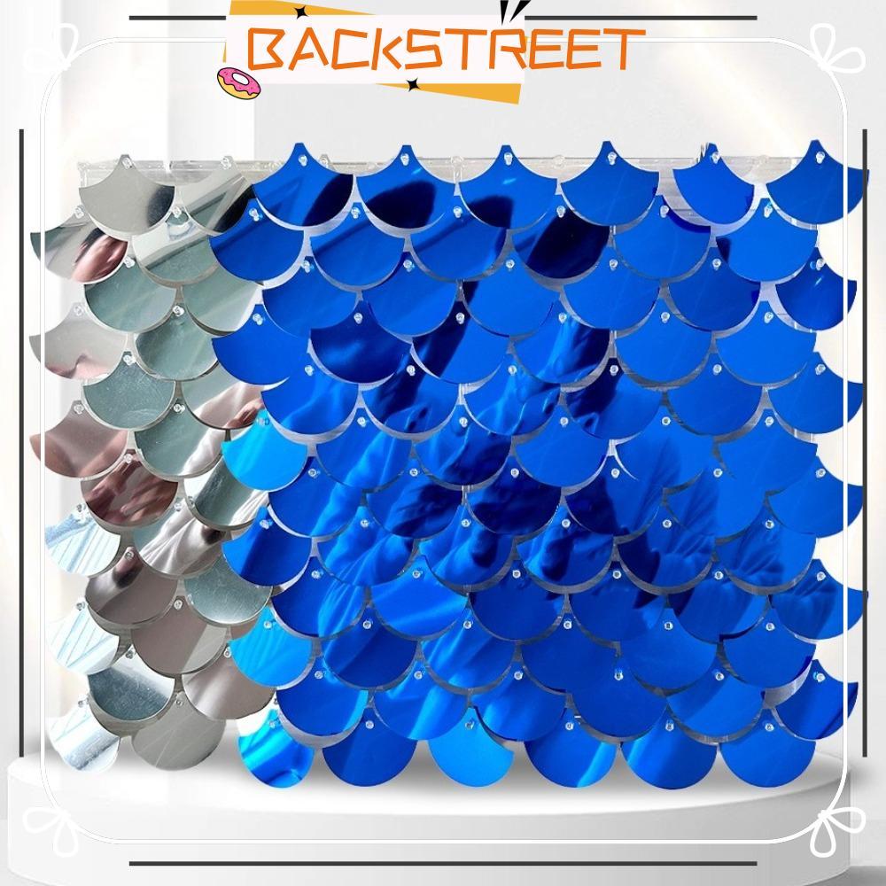 BACKSTAGE Sequin Panel Wall Decor, วันเกิดตกแต่ง Shimmer Fish Scale รูปเลื่อมฉากหลัง,งานแต่งงาน Baby