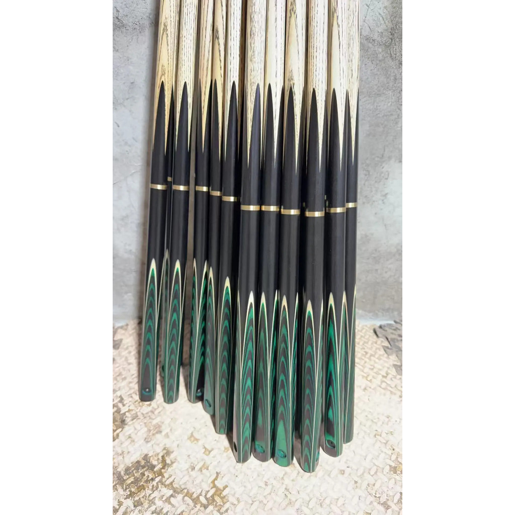 ประสิทธิภาพที่มีประสิทธิภาพ Handmade Single Ash ไม้ 9.5 มม.One Piece Snooker Cue 147 ซม.ความยาวก้นคุ