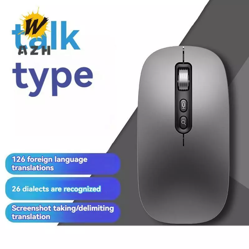 เมาส์ไร้สาย AI Smart Voice แปลงเสียงเป็นข้อความ Bluetooth 2.4G thumbnail 3