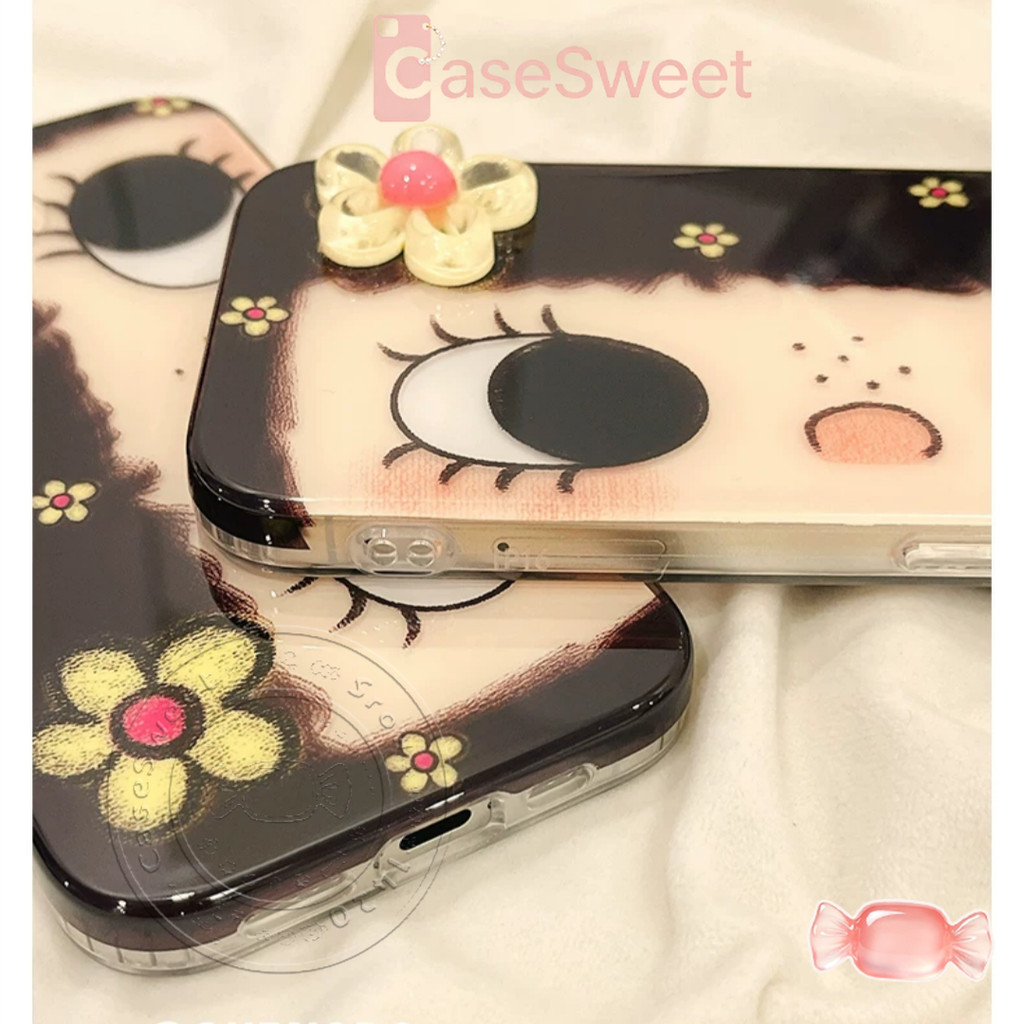 เคสโทรศัพท์ตาโตน่ารักทำจากวัสดุ TPU เหมาะสำหรับ Samsung A56 A17 A03 A23 A24 A25 A52 A04 A56 A05 A10 A07 A25 A35 A21S A51
