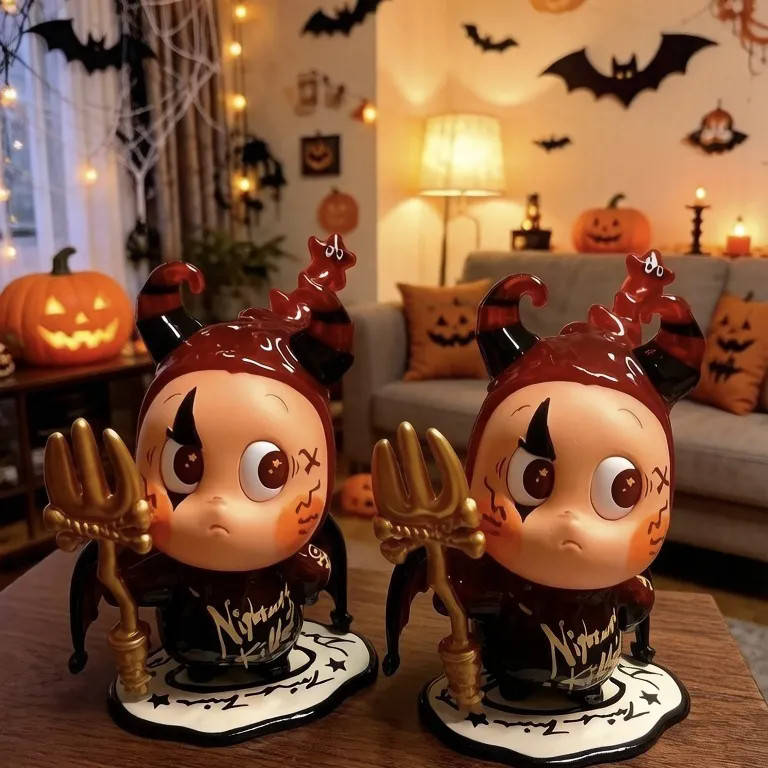 พร้อมสต็อก Star Man Little Devil Star Figure อินเทรนด์เล่นกล่องปริศนาแฟชั่นตุ๊กตา Star Man เครื่องปร