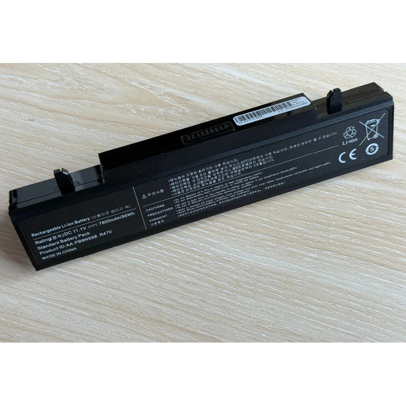 9 เซลล์ 6600mAh แบตเตอรี่แล็ปท็อปใหม่สําหรับ Samsung AA-PB9NS6B PB9NC6B R580 R540 R519 R525 R430 R53