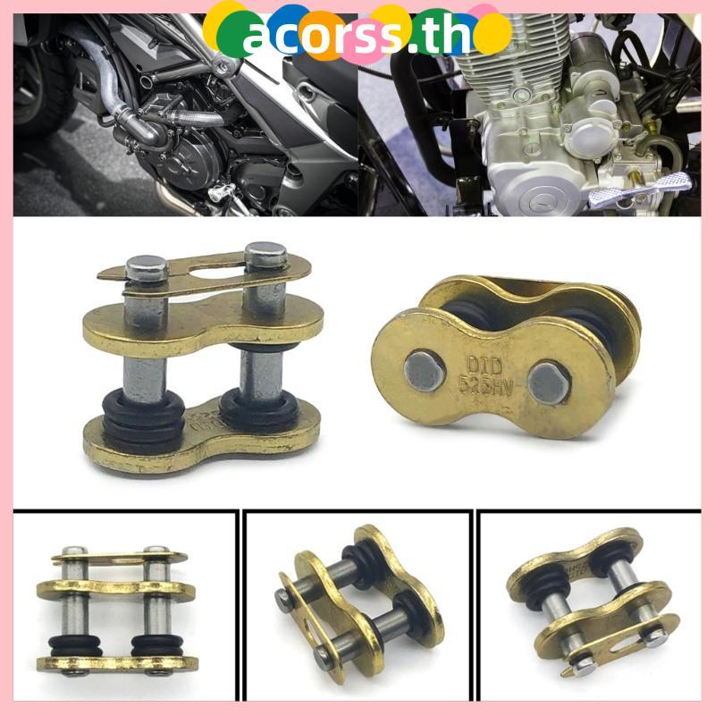 ACOR แหวนหัวเข็มขัดโซ่รถมอเตอร์ไซด์ DID428 DID520 DID525 DID530 Connector ชุดล็อคโซ่ Link