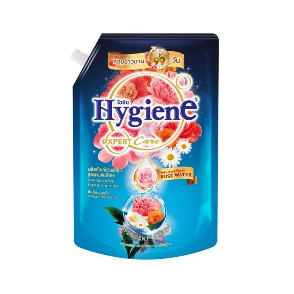 ไฮยีน น้ำยาปรับผ้านุ่มซันคิสบลูมมิ่ง Hygiene Sunkiss Blooming 480ml.