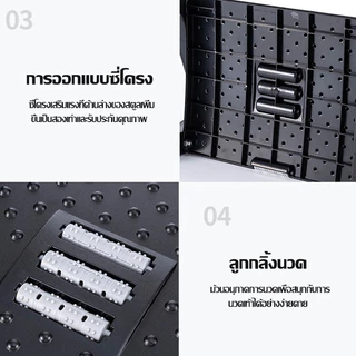 ⚡🔥ที่พักเท้า วางเท้าใต้โต๊ะ ที่วางเท้าเพื่อสุขภาพ ที่วางเท้าพกพา เกาเท้า สำหรับออฟิศผู้สูงอาย ปรับระดับสูงต่ำได้ 6 ระดับ