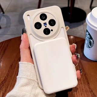 เคสโทรศัพท์แม่เหล็กที่เหมาะกับผิวสําหรับ Vivo X300 X200 Ultra/Pro/mini กรอบกลวงออกและเปลือกกระจายความร้อนโปร่งใส เคสซิลิโคนอ่อนนุ่มป้องกันการล่มสลาย