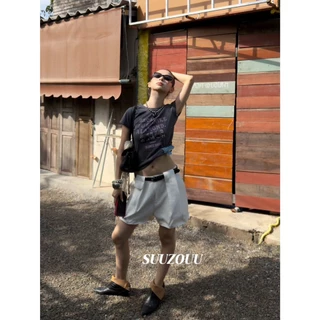 ❤ 🧵 🇰🇷 SU366 เสื้อยืดลายน้องหมา ใส่แล้วใจละลายลุคง่าย ๆ ที่ใส่ได้ทุกวัน แฟชั่นเกาหลี TAG MM Fish 🧡