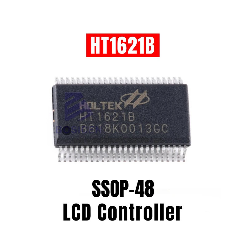 HT1621B HT1621 SSOP-48 RAM Mapping 324 คอนโทรลเลอร์ LCD สําหรับ I/O MCU ชิป LCD