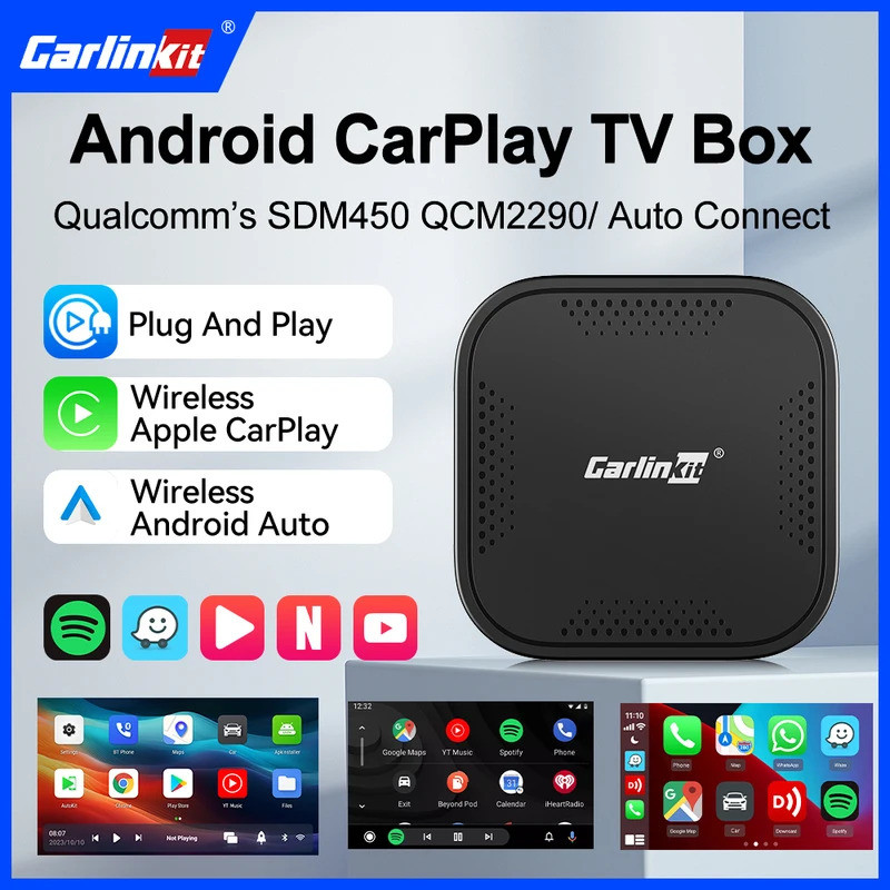 CarlinKit 3-In-1 Basic Pro Android TV Box CarPlay Ai Box