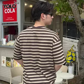 YOLO เสื้อยืด OVERSIZE เสื้อยืดโอเวอร์ไซส์ เสื้อคอตตอน คอกลม Y2660