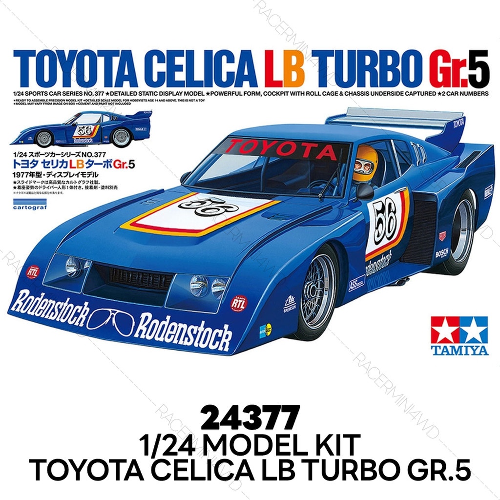 TAMIYA 24377 1/24 Model Kit Toyota Celica LB Turbo Gr.5