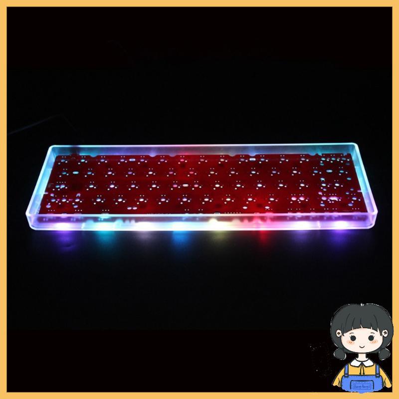 Bang Clear Mini Keyboard GH60 Plastic for Case for 60% Mechanical Gaming Keyboard Com