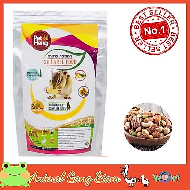 PETHENG Squirrel Food อาหารกระรอก (รสถั่ว) (180 g.)