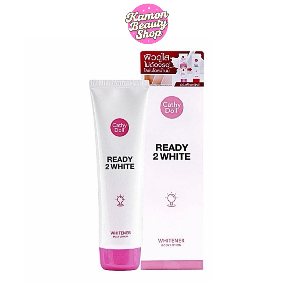 Cathy Doll Ready 2 white Whitener Body Lotion 150ml เคที่ดอลล์ เรดี้ทูไวท์ ไวท์เทนเนอร์ บอดี้ โลชั่น โลชั่นน้ำนม