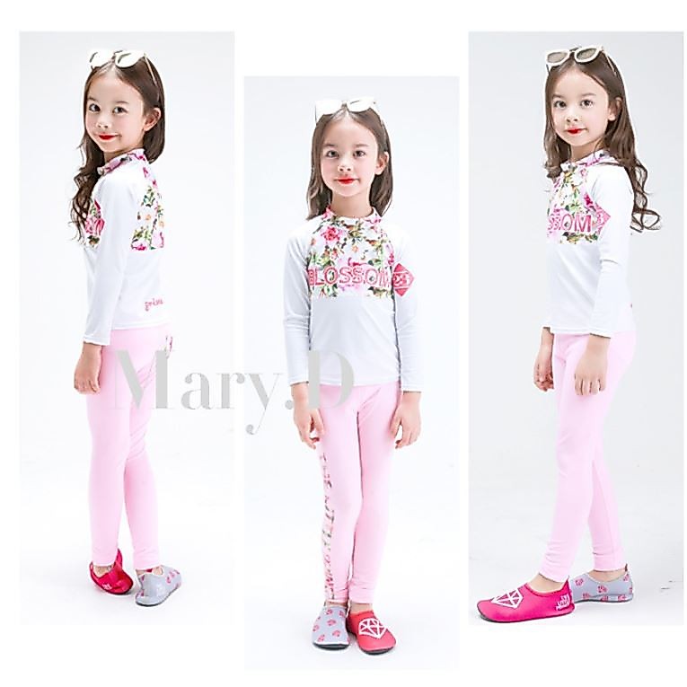 ชุดว่ายน้ำเด็กผู้หญิง LITTLE PRINCESS รหัส 018 ผ้าว่ายน้ำแท้ ส่งไวทันทีจากไทยทุกวัน