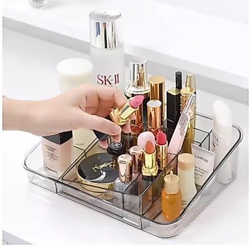AT.MALL กล่องอะคริลิค (รหัส 8021) สำหรับใส่เครื่องสำอางค์ แบบ 8 ช่อง  พร้อมส่ง ลดราคาพิเศษ!!!